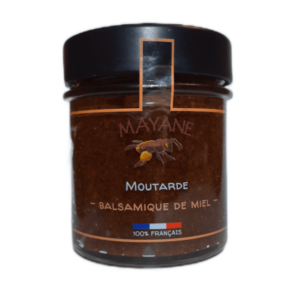 Moutarde de miel Balsamique 100%<br>Saint Pierre en Auge - 14654